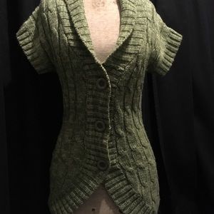 Cardigan sweater tunic